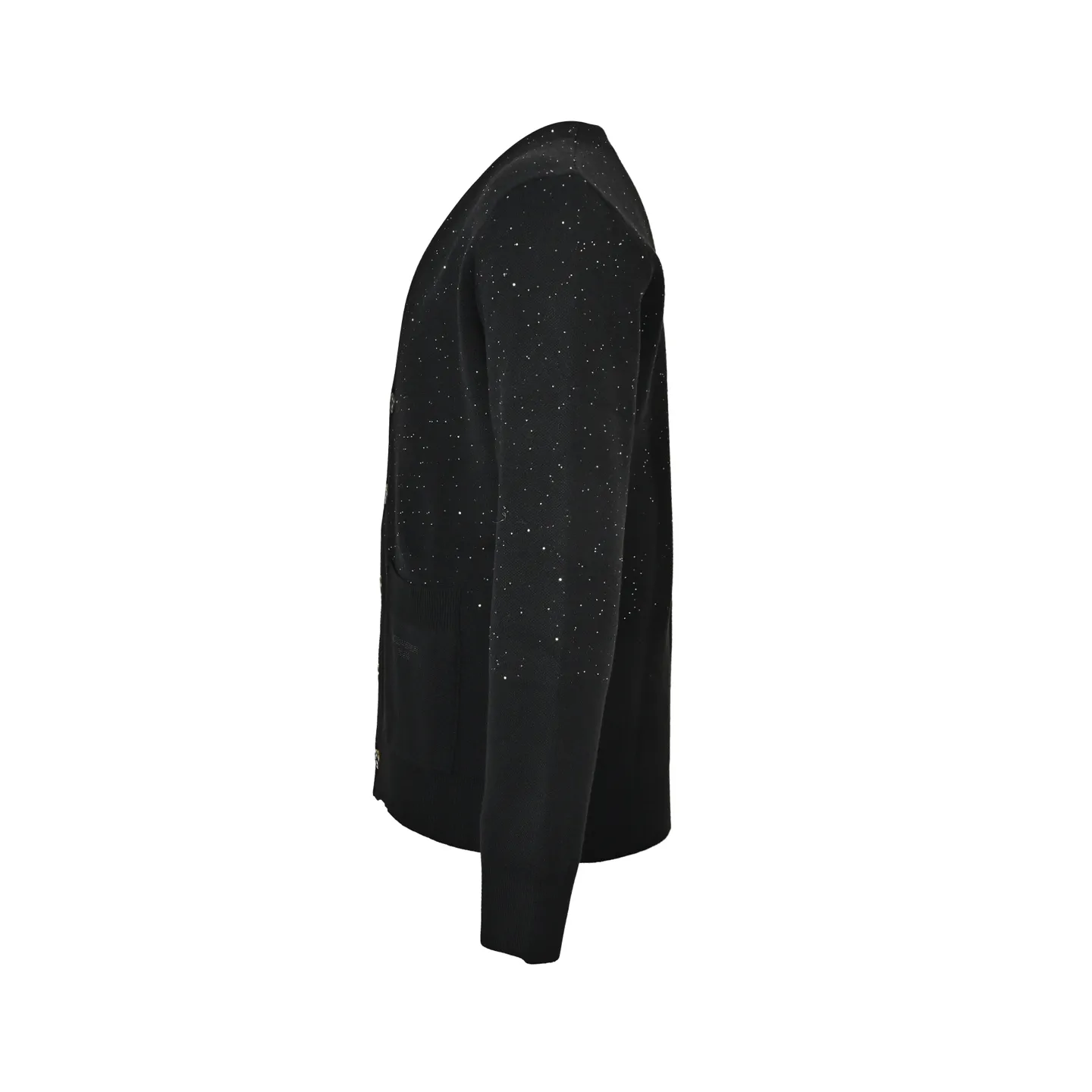 Louis Vuitton/Louis Vuitton starry V-neck sequined knitted cardigan
